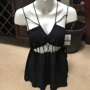 Sexy babydoll strappy Top